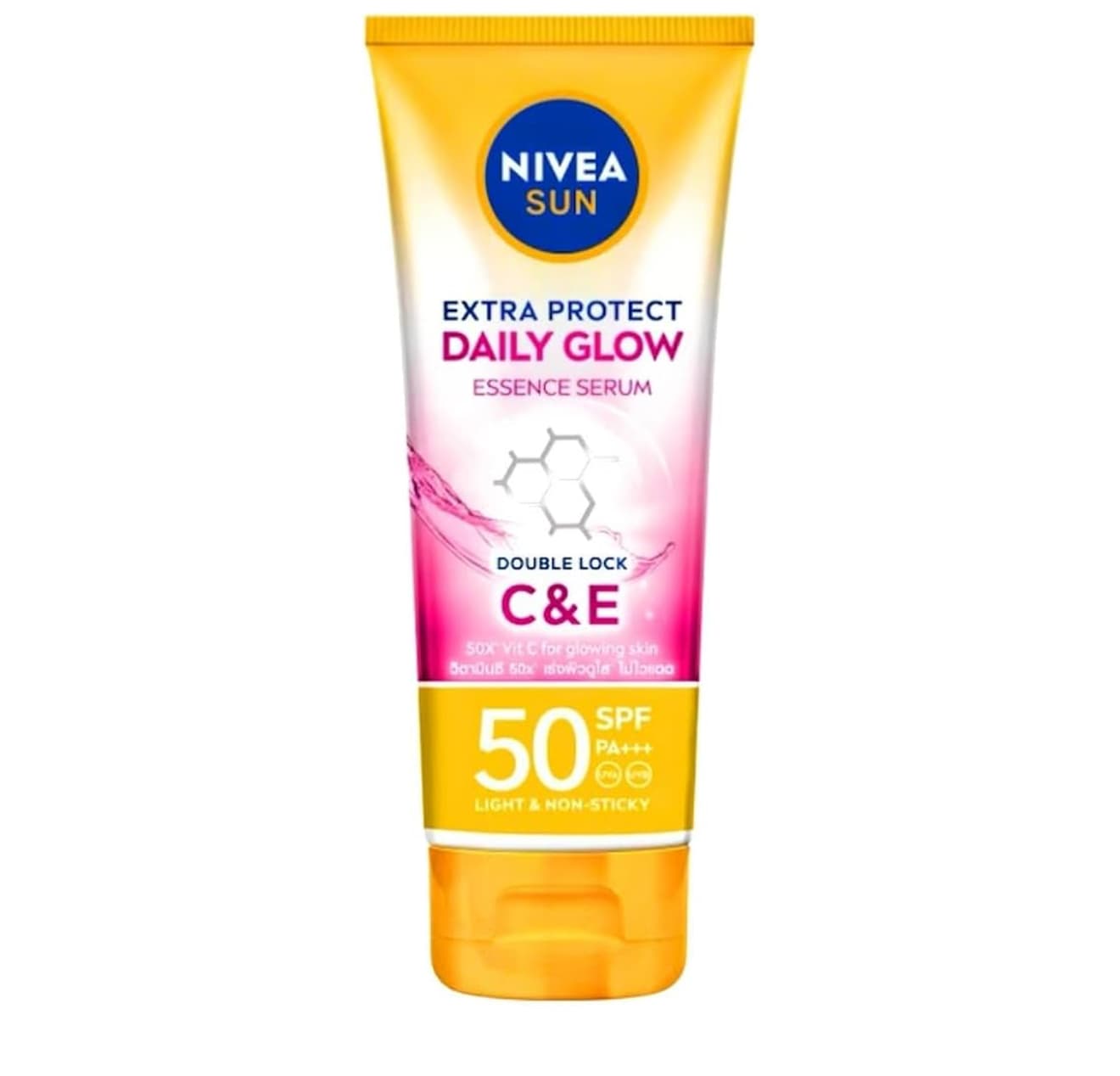 NIVEA Sun Body Essence Serum Extra Protect Daily Glow SPF50 PA+++, 180 Ml