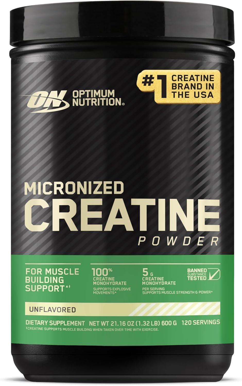 Optimum Nutrition Micronized Creatine Monohydrate Powder