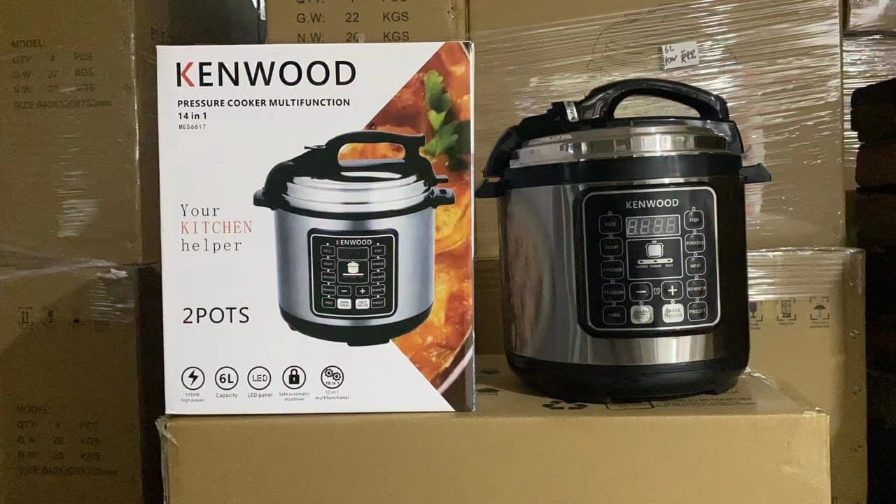 KENWOOD PRESSURE COOKER WITH 2POTS