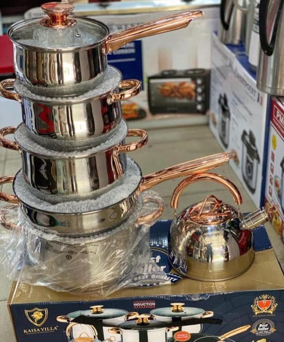 SET OF NON-STICK COOKING POT