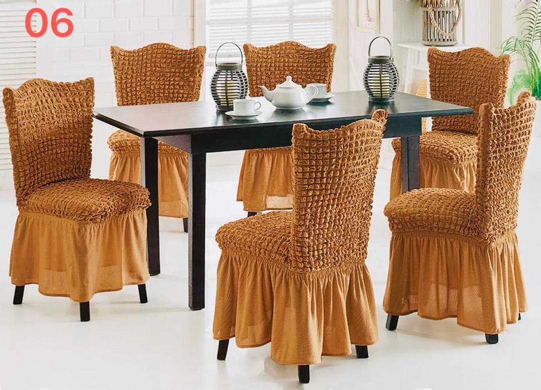 MODERN CHAIR COVER 6PCS