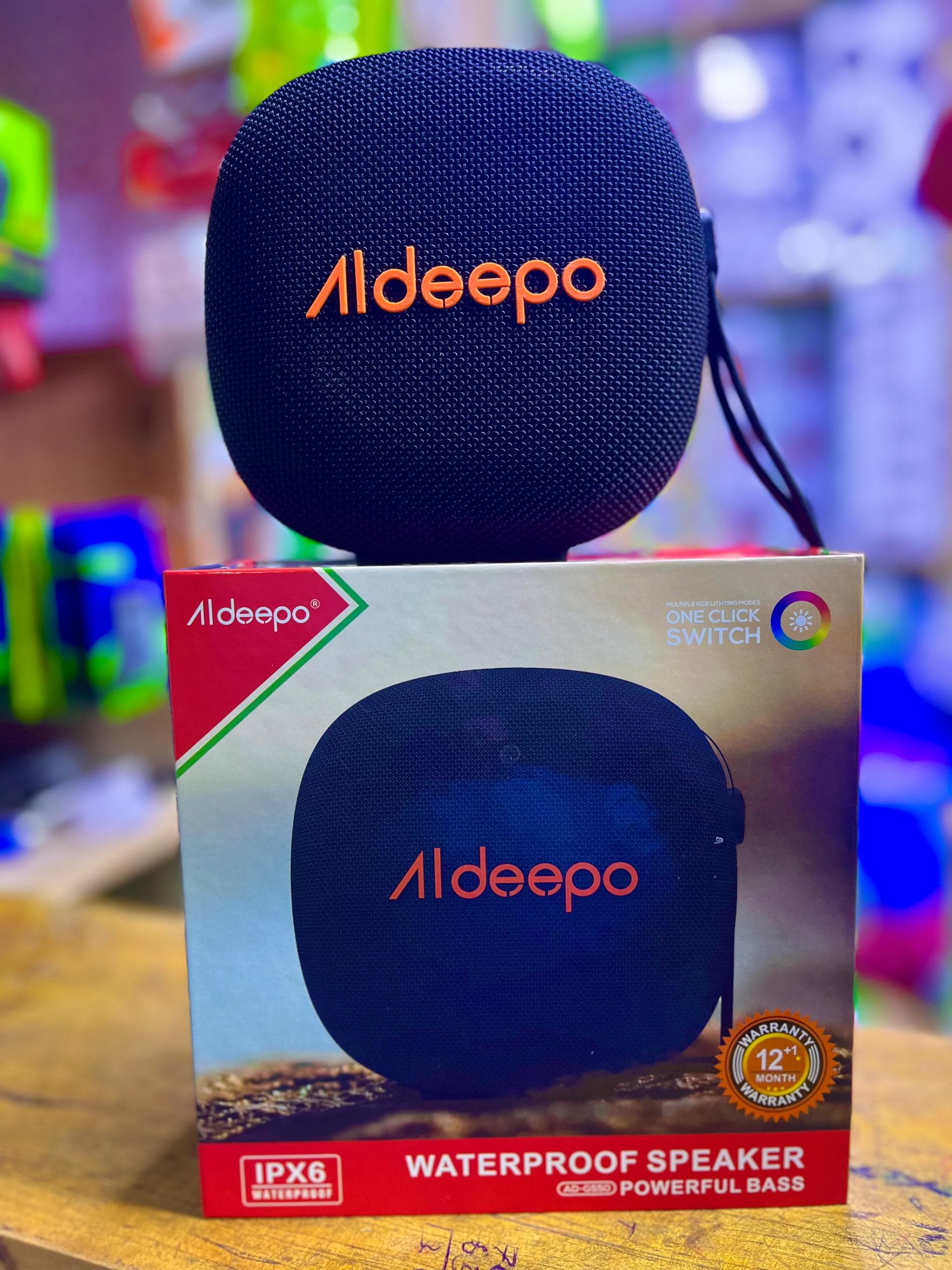 Aldeepo IPX6 Waterproof Bluetooth Speaker