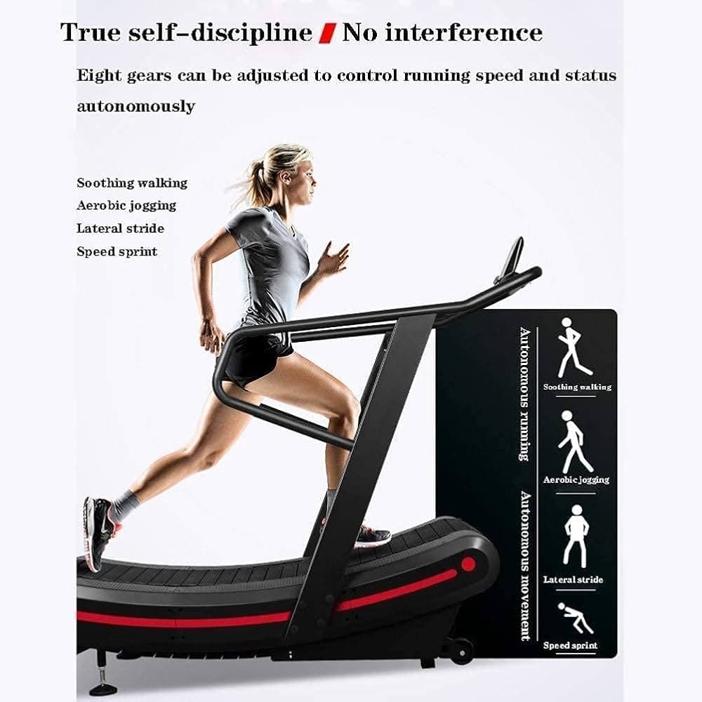 Commercial Curved Manual Treadmill