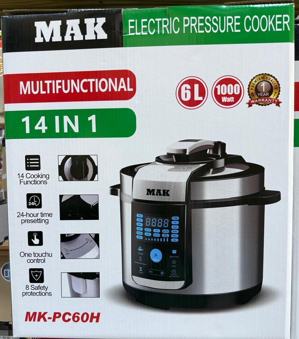 MAK MK-PC60H 6L Electric Pressure Cooker