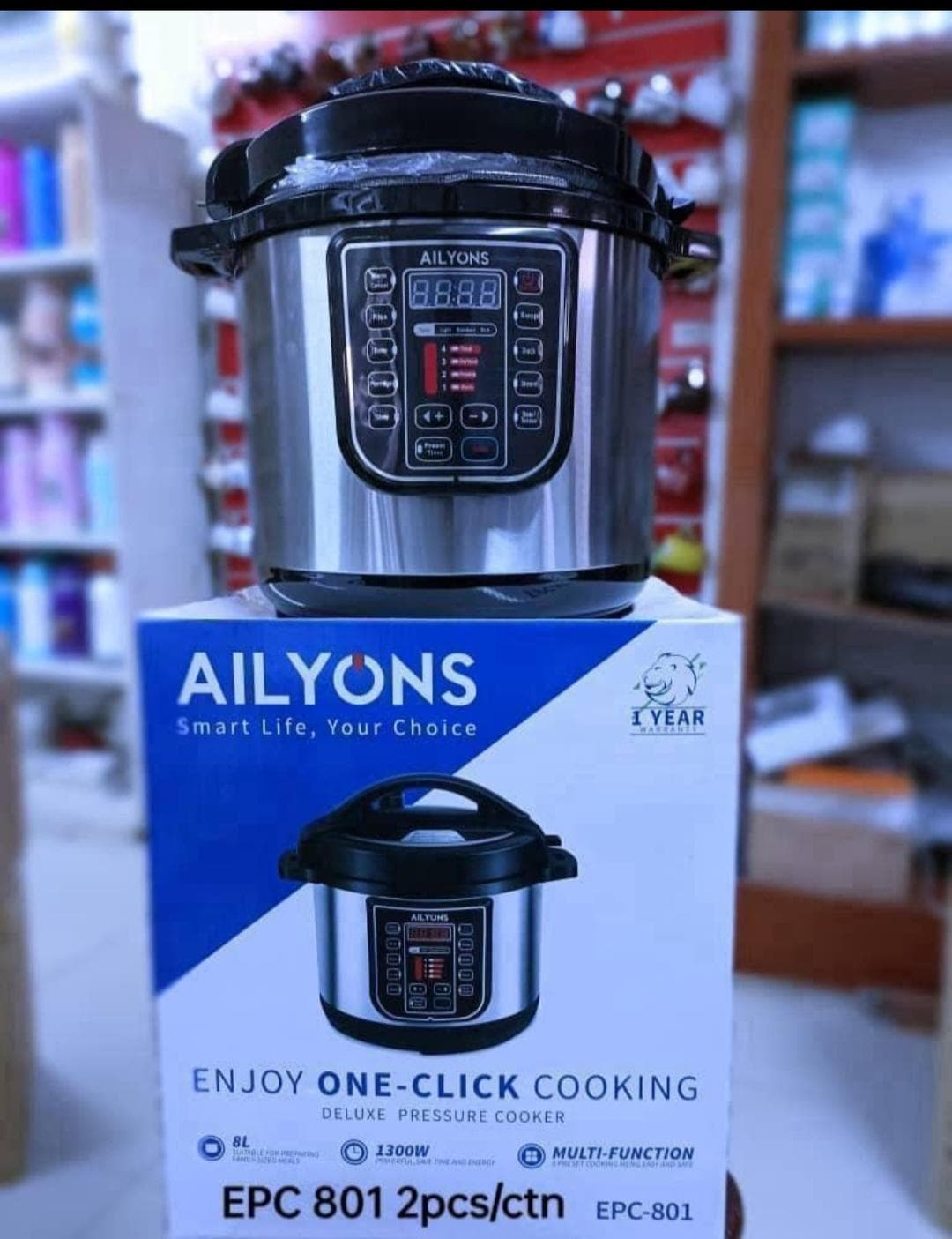Ailyons pressure cooker 8Liters