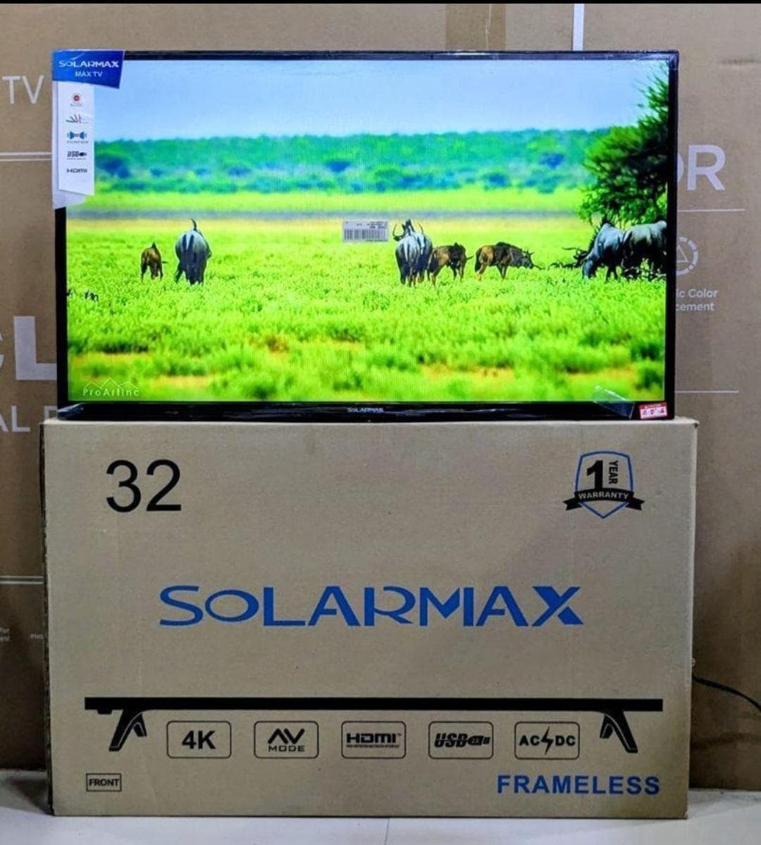 Solarmax frameless normal tv 32"