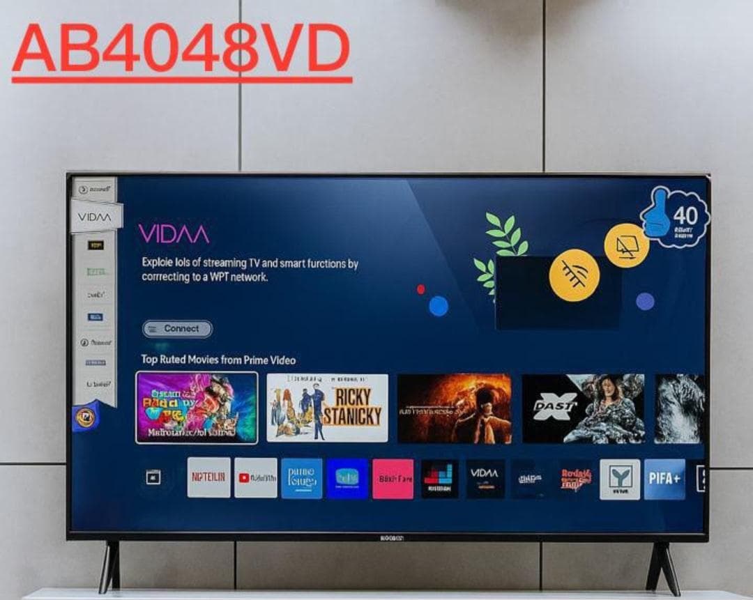 Aborder frameless vidaa tv 40"
