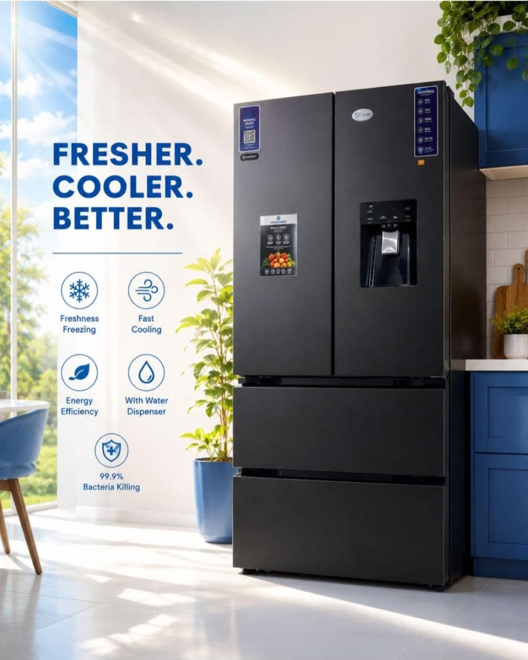 Mr Uk refrigerator 558liters