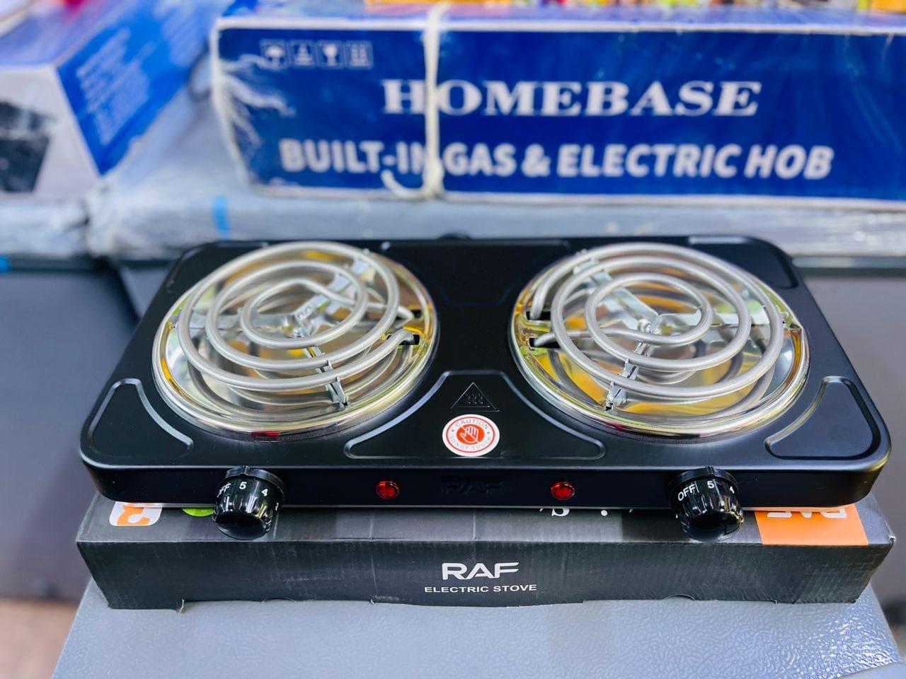 RAF Electric Stove R8020BB – Double Coil Burner