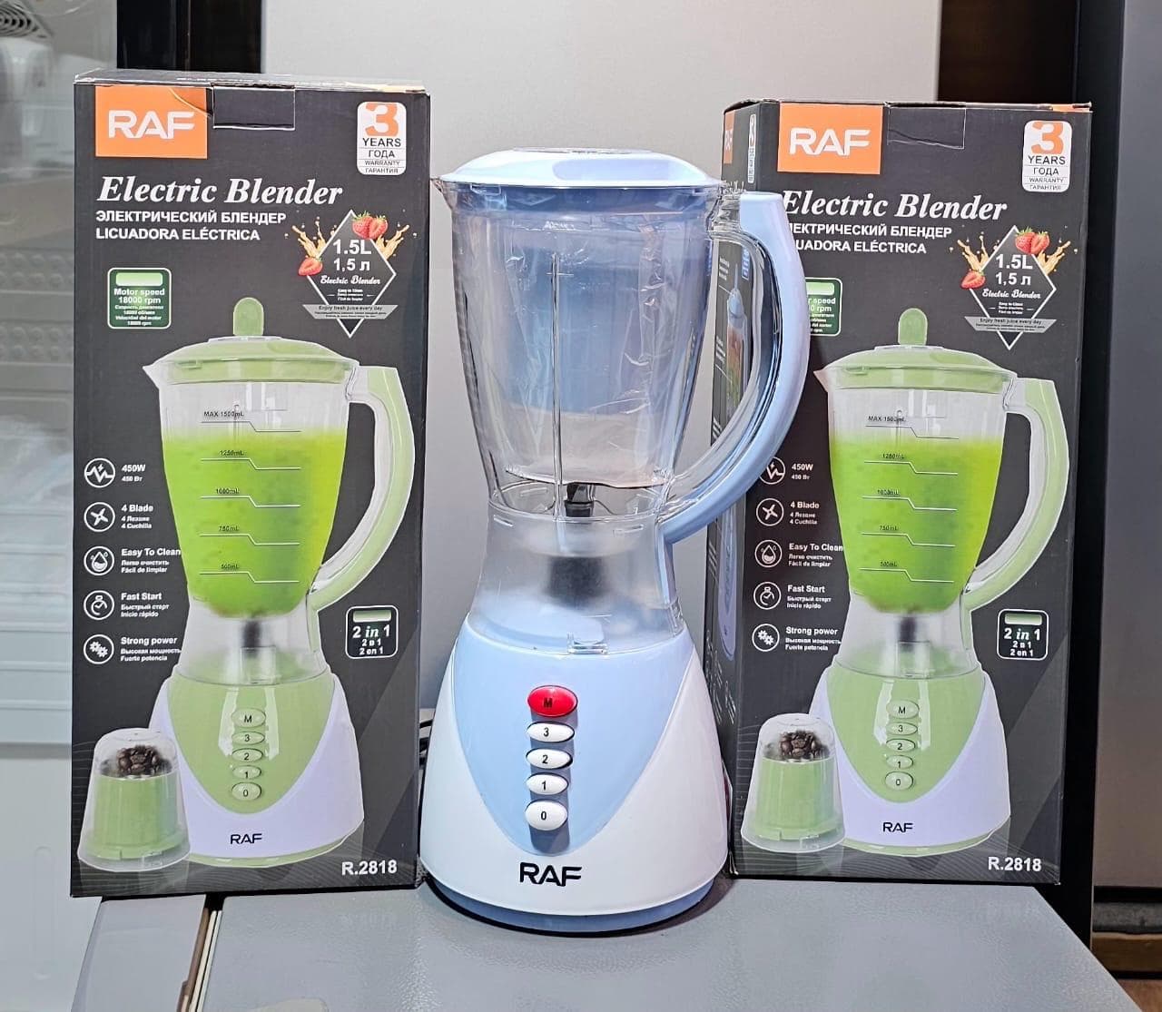 RAF Electric Blender R.2818 – 1.5L (2 in 1)