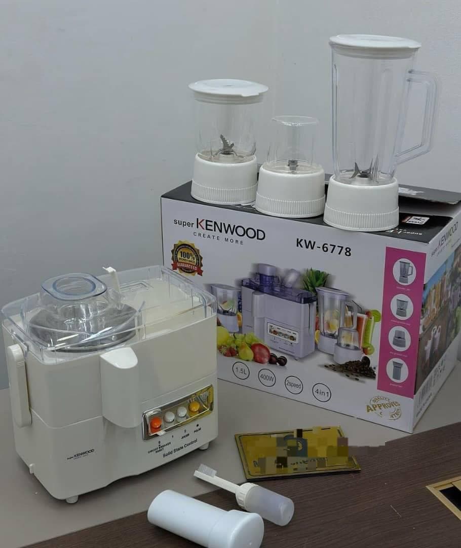 4 in 1 KENWOOD FOOD PROCESSOR & JUICER