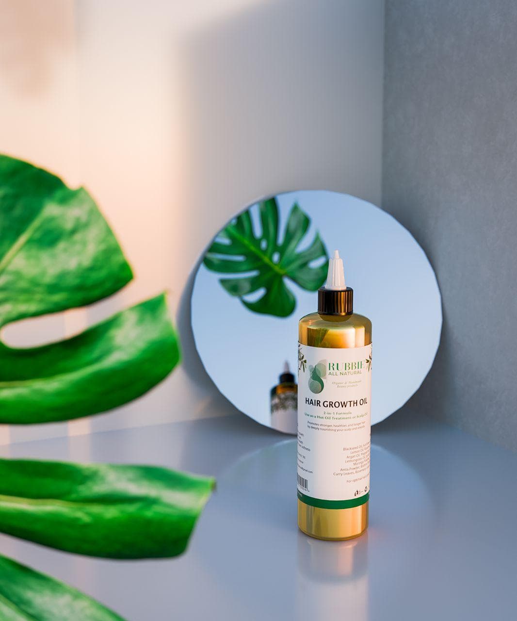 Rubbie All Natural Hair Growth Oil ( 2 in 1 formula )