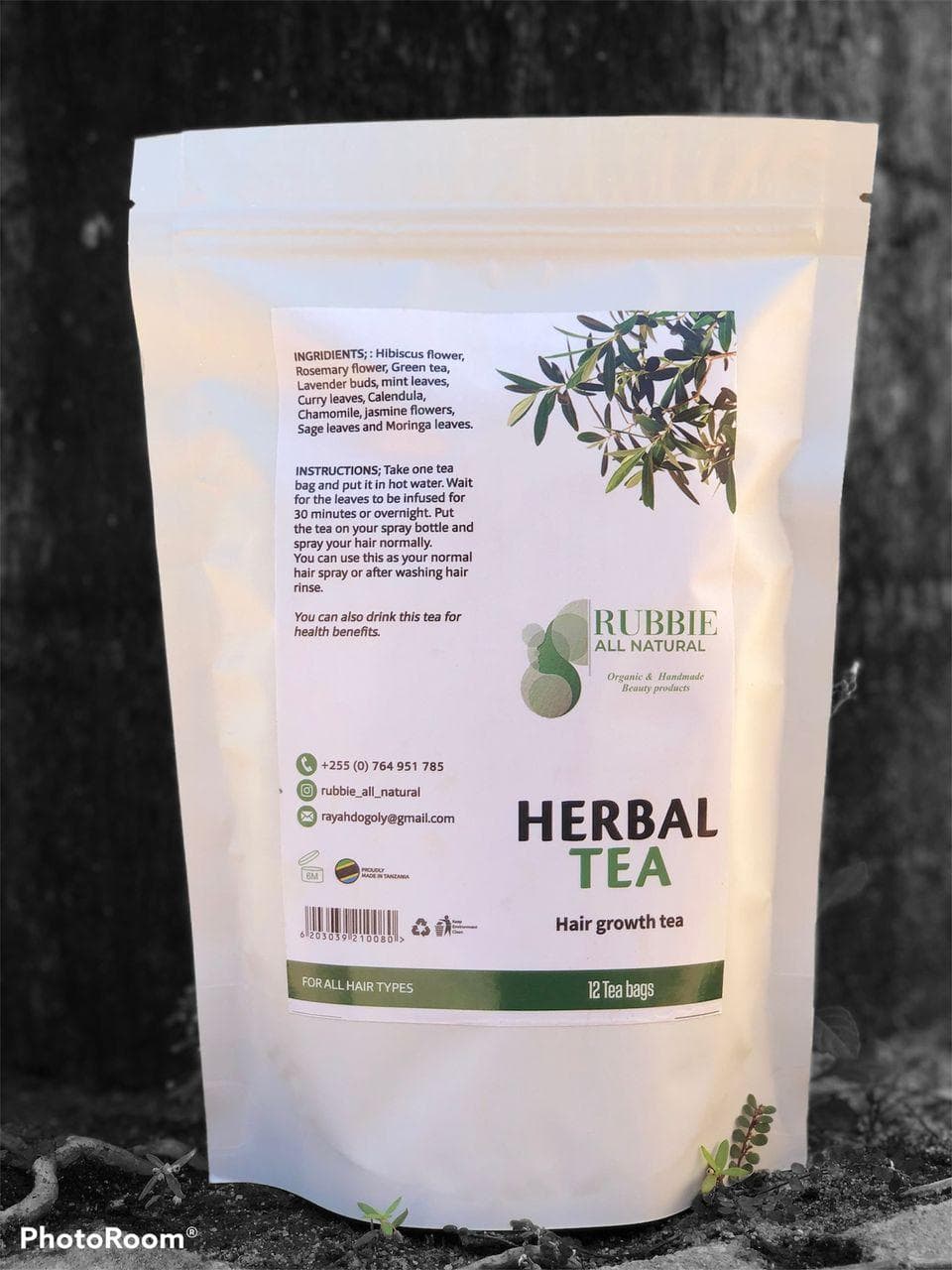 Rubbie All Natural Hair Growth Tea